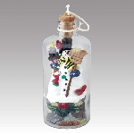 Christmas In A Bottle (Snowman With Broom)