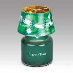 Spinning Shade With Candle (Green)