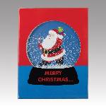 Snowglobe Greeting Card - Santa