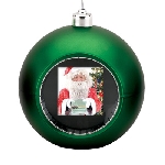 Digital Photo Display Ornament (Green)