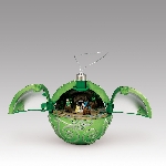 Musical Hidden Hoildays Ornament (Nativity)-Green