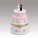 Mini Porcelain Wedding Cake