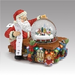 Santa's Workshop Snow Globe